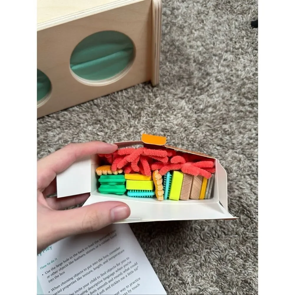 Lovevery NEW Montessori Sensory Box Matching With Sensory Play Wooden 4 Years